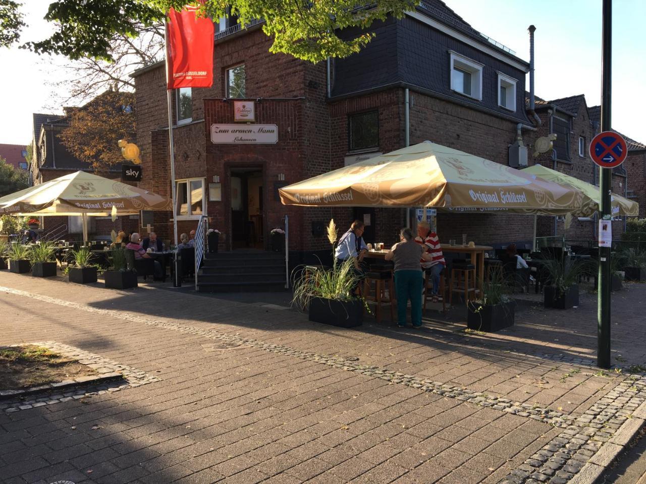 Bed and Breakfast Zum Armen Mann Düsseldorf Exterior foto